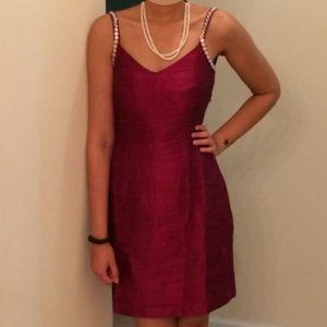 Raw Silk Cocktail Dress